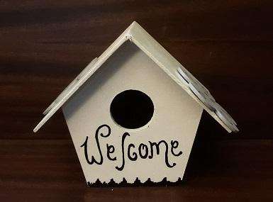 Wooden Bird House 20 x 15 cm