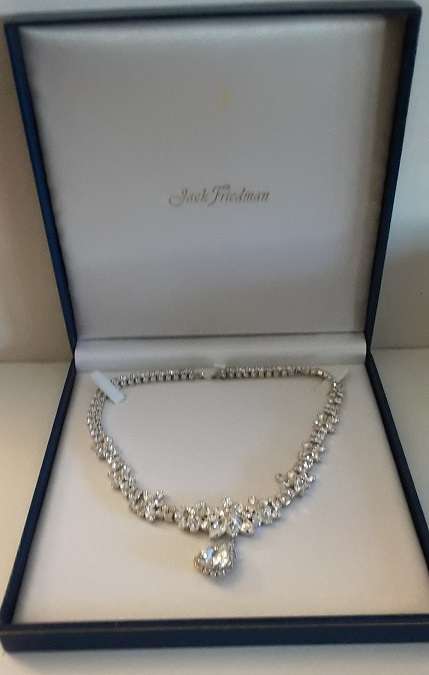 Jack Friedman Crystal Necklace excellent condition as new