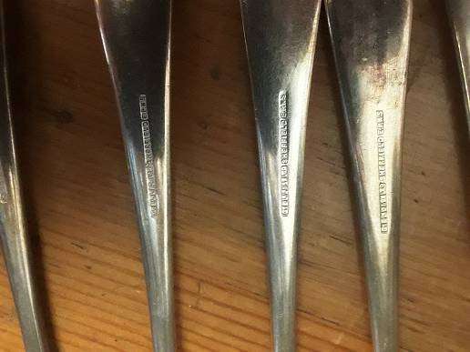 Vintage Sheffield England EPNS  Cutlery 37 piece Set with Caddie Box