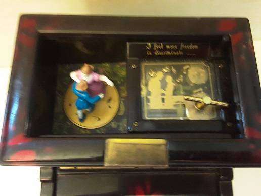Piano Design Wind Up Music Box 13 cm x 13 cm x 11 cm