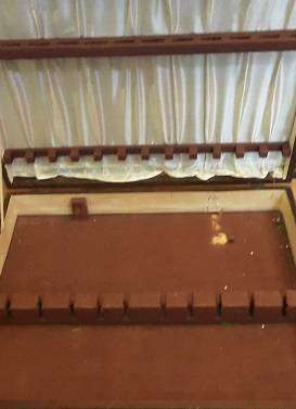 Vintage Sheffield England EPNS  Cutlery 37 piece Set with Caddie Box