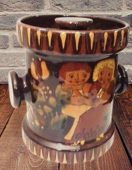 Oriental Signed Cookie Jar 15 cm