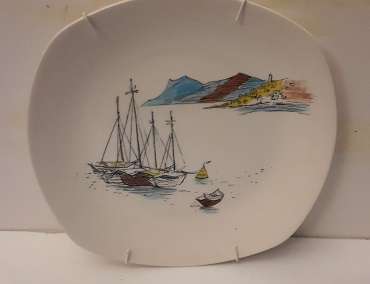 Staffordshire England Plate 22 cm