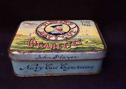 Vintage Players Navy Cut Cigarettes Tin
