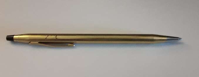 Cross 10k carat  Gold Rolled Pen needs refill