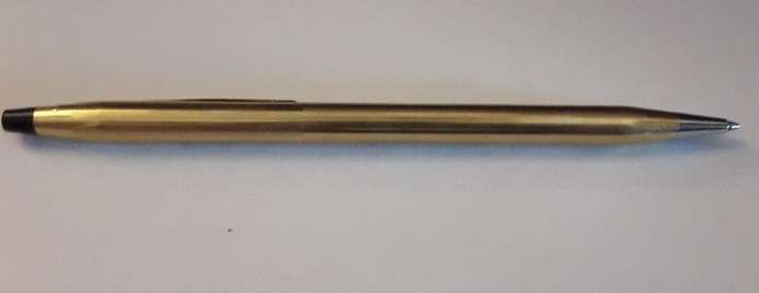 Cross 10k carat  Gold Rolled Pen needs refill