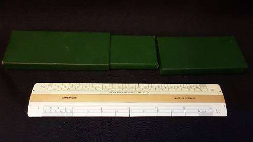 Vintage A,W Faber Amstrong Germany Ruler 18 cm