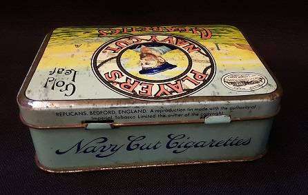 Vintage Players Navy Cut Cigarettes Tin