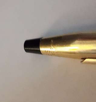 Cross 10k carat  Gold Rolled Pen needs refill