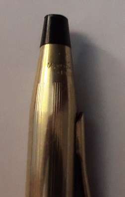 Cross 10k carat  Gold Rolled Pen needs refill
