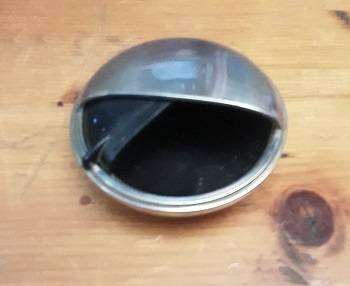Metal Round Pill / Trinket Box with sliding lid 7 CM