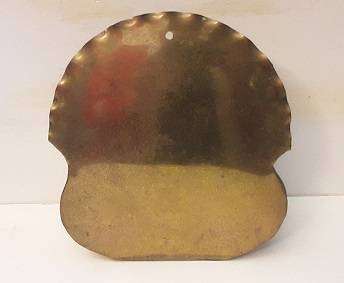 Brass Wall Mounting or free standing  Vase / Container 20 cm x 19 cm x 10 cm