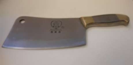 Top Quality Heavy Roumeizi Japan Steel and Brass Cleaver Knife 28 cm blade 17 cm