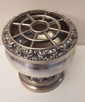 EPNS Silver Plate England   Rose Vase / bowl 8 cm