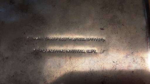 Vintage Edward Sharp Table Mountain Tin 18 cm x 14 x 4 cm