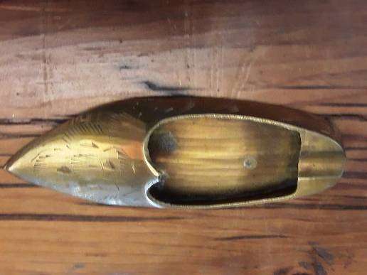 Brass Shoe   10 cm x 4 cm