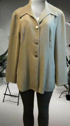 New Era Avo Green Unlined Jacket Polyester Label Size 14