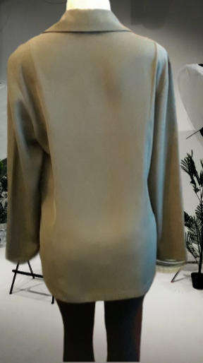 New Era Avo Green Unlined Jacket Polyester Label Size 14