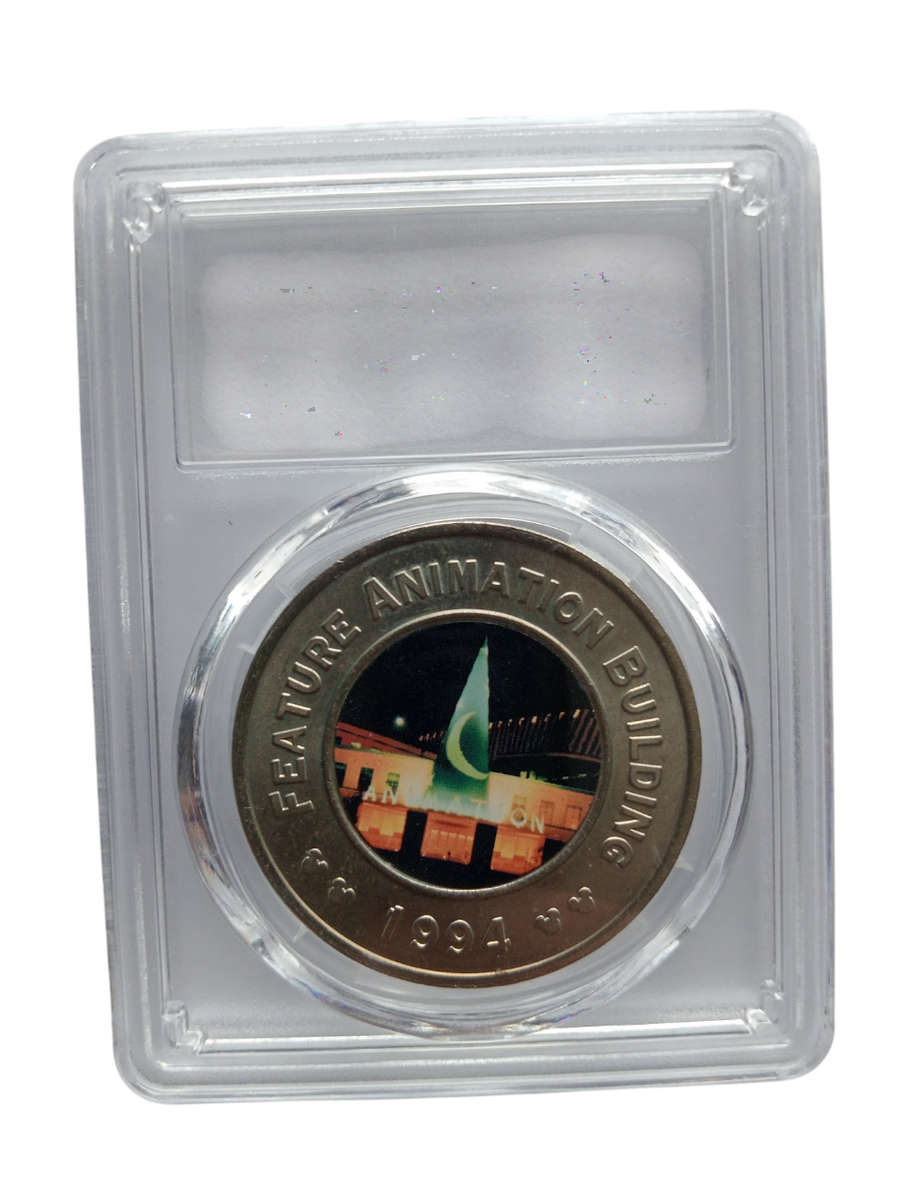 1994 Disney Decades Collectable Token -The Nineties- 1994 Feature Animation Building