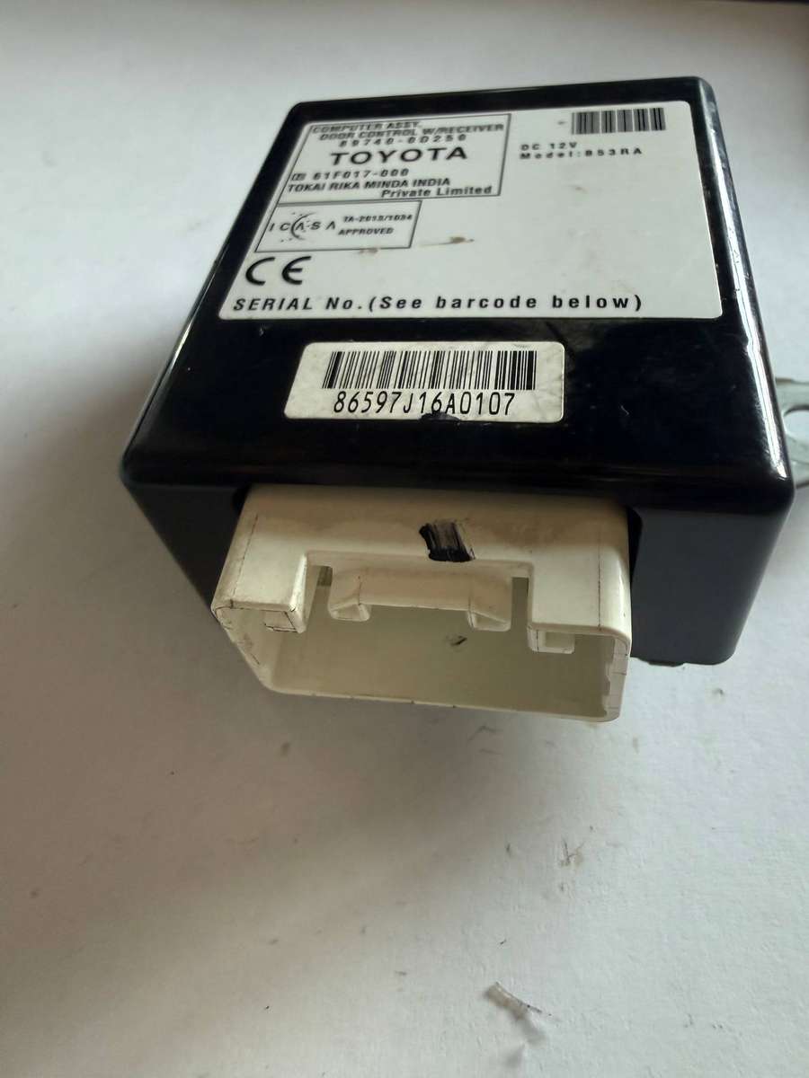 Toyota ETIOS 1.5i Computer ASSY and Door Control With Receiver