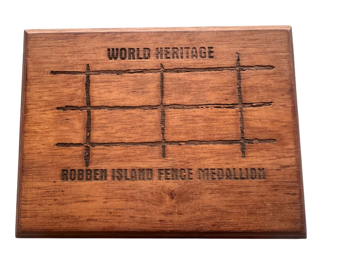 Heritage Site Original SA Mint Brown Box Holds  1 X Ounce Gold/Silver Coin Encapsuled and 1 x Medal