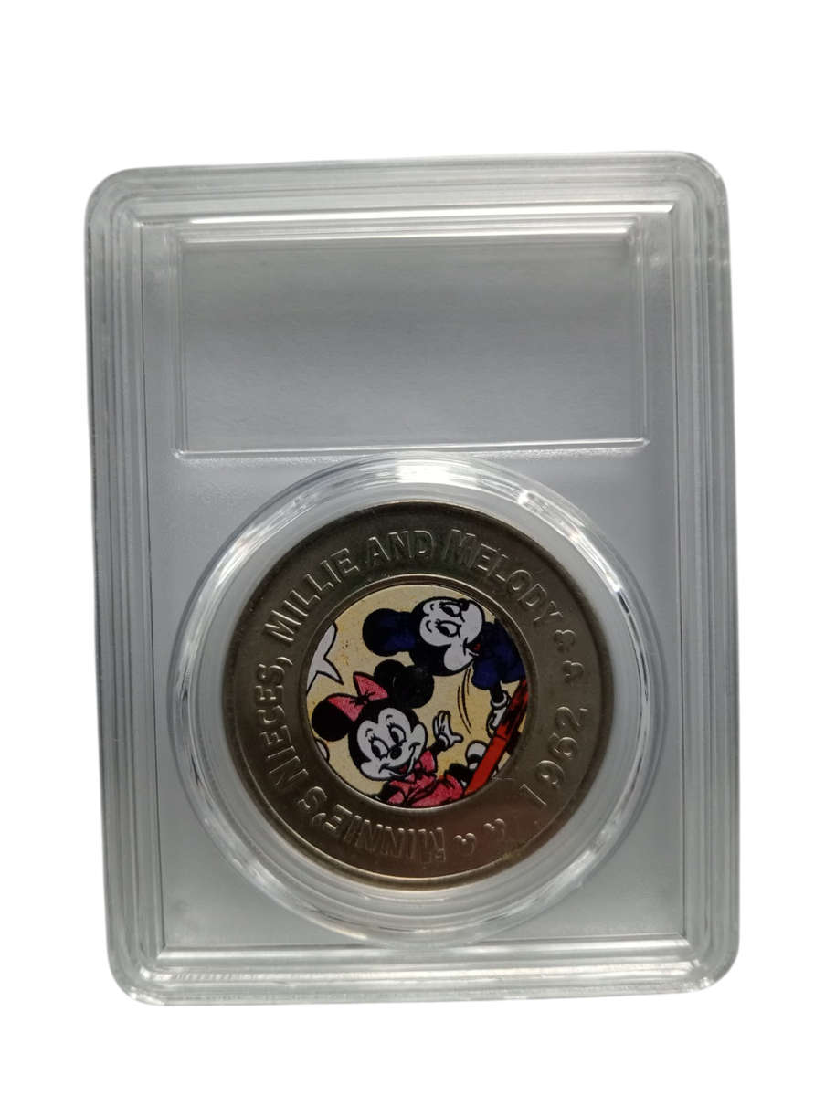 1962 Disney Decades Collectable Token -The Sixties- 1962 Minnies Nieces , Millie And Melody
