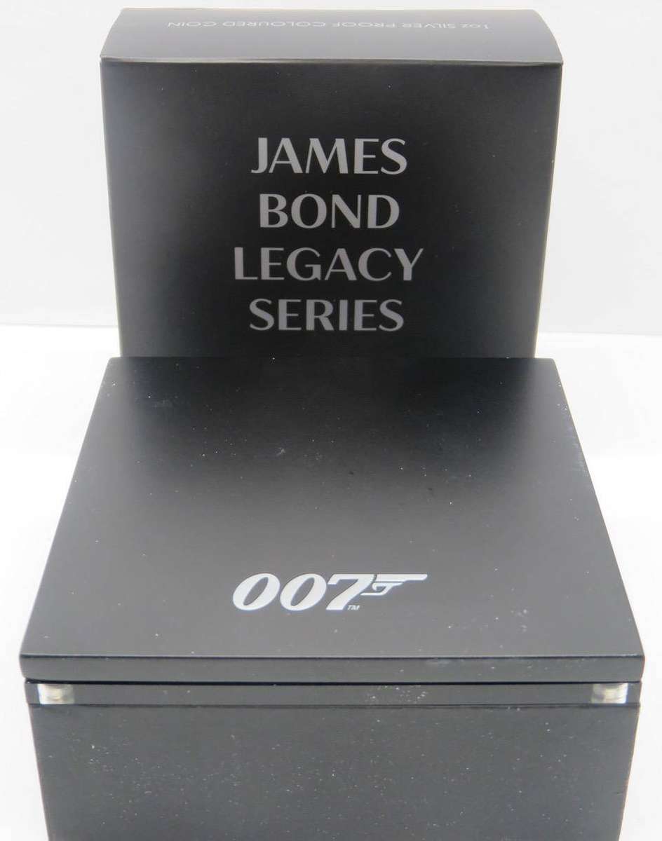 James Bond 007 Legacy Series Colourised 1oz Silver 2022 Tuvalu
