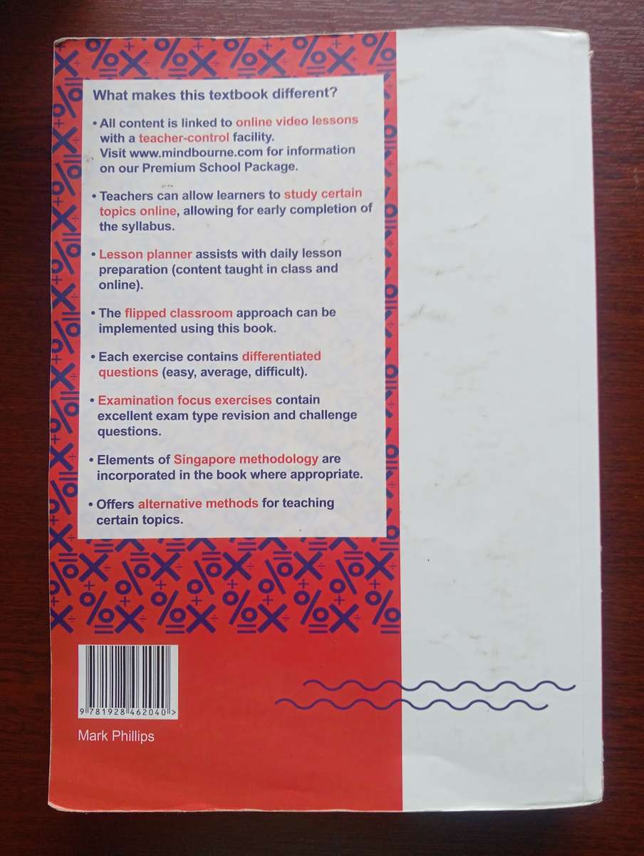 Mindbourne Mathematics Grade 8 Textbook