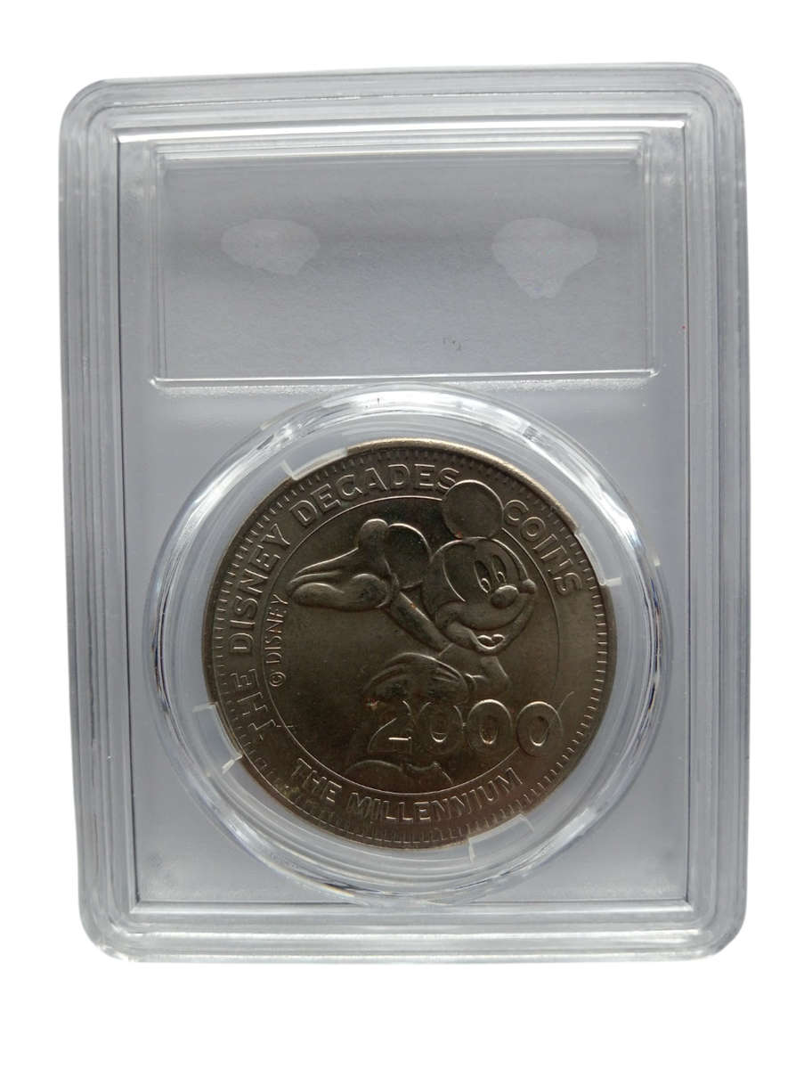 2000 Disney Decades Collectable Token -The Millennium- 2000 Walt and Mickey
