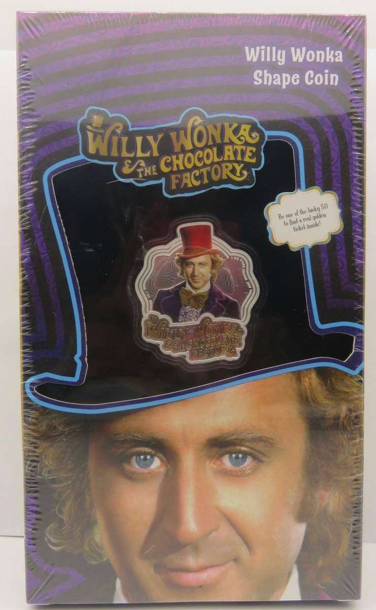 Willy Wonka & The Chocolate Factory 1oz Silver Coin Samoa 2024. SEALED