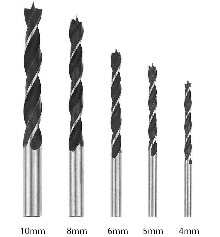 5 Piece Wood Drill Bit Set