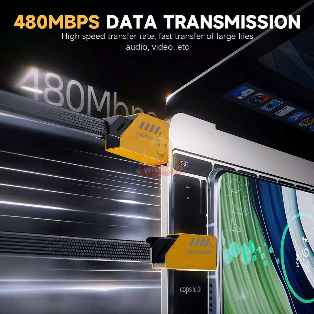 120W 3-IN-1 Fast Charging Data Cables