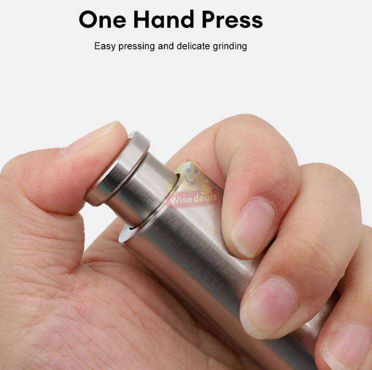 Stainless Steel Pressing Pepper Mill