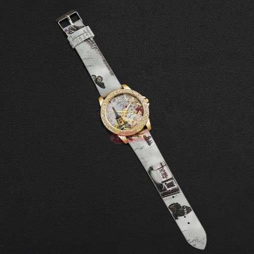 Elegant Paris Themed Eiffel Tower Ladies Watch in Complimentary Gift Box