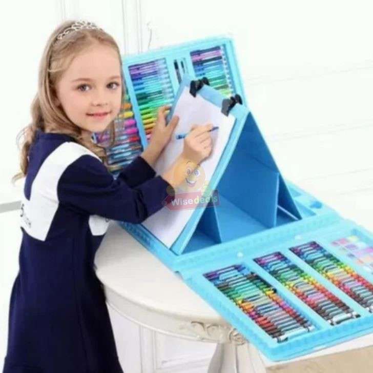 208 Piece Premium Art Set only available in Blue