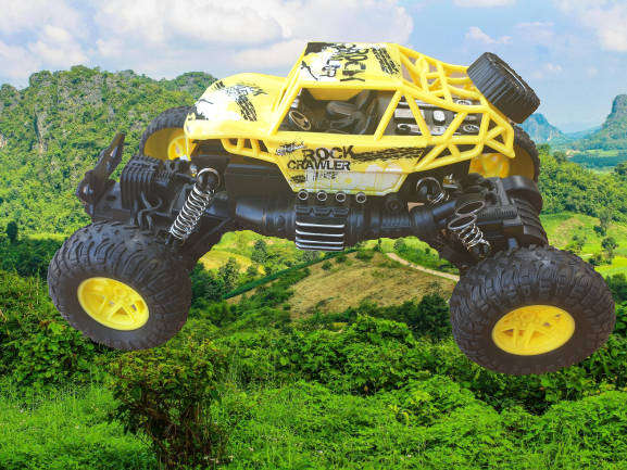 2 Wheel Drive Die-Cast Off-Road Rock Crawler