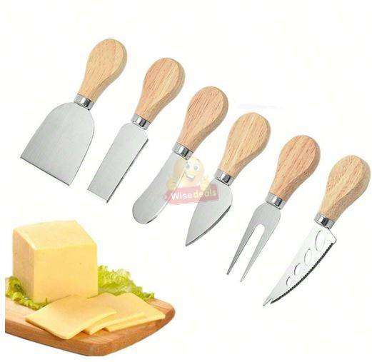 6 Piece Stainless Steel Cheese Set