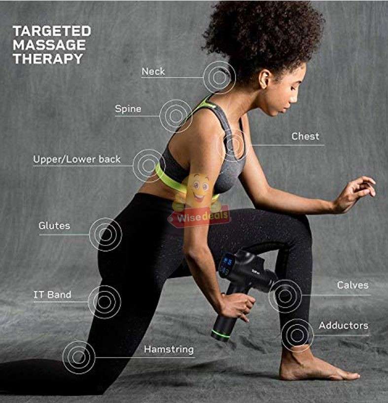 Muscle Fascia Massage Gun Reduce Muscle Stiffness Increase Blood Circulation Pain Relieve etc.