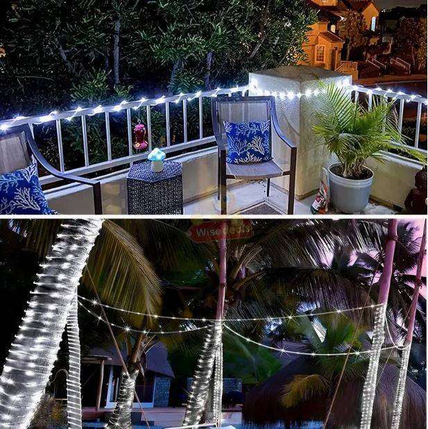 10m LED Solar String Tube Lights