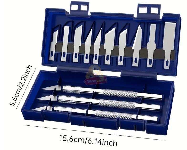 13 Piece Carving Knife Set with Storage Case