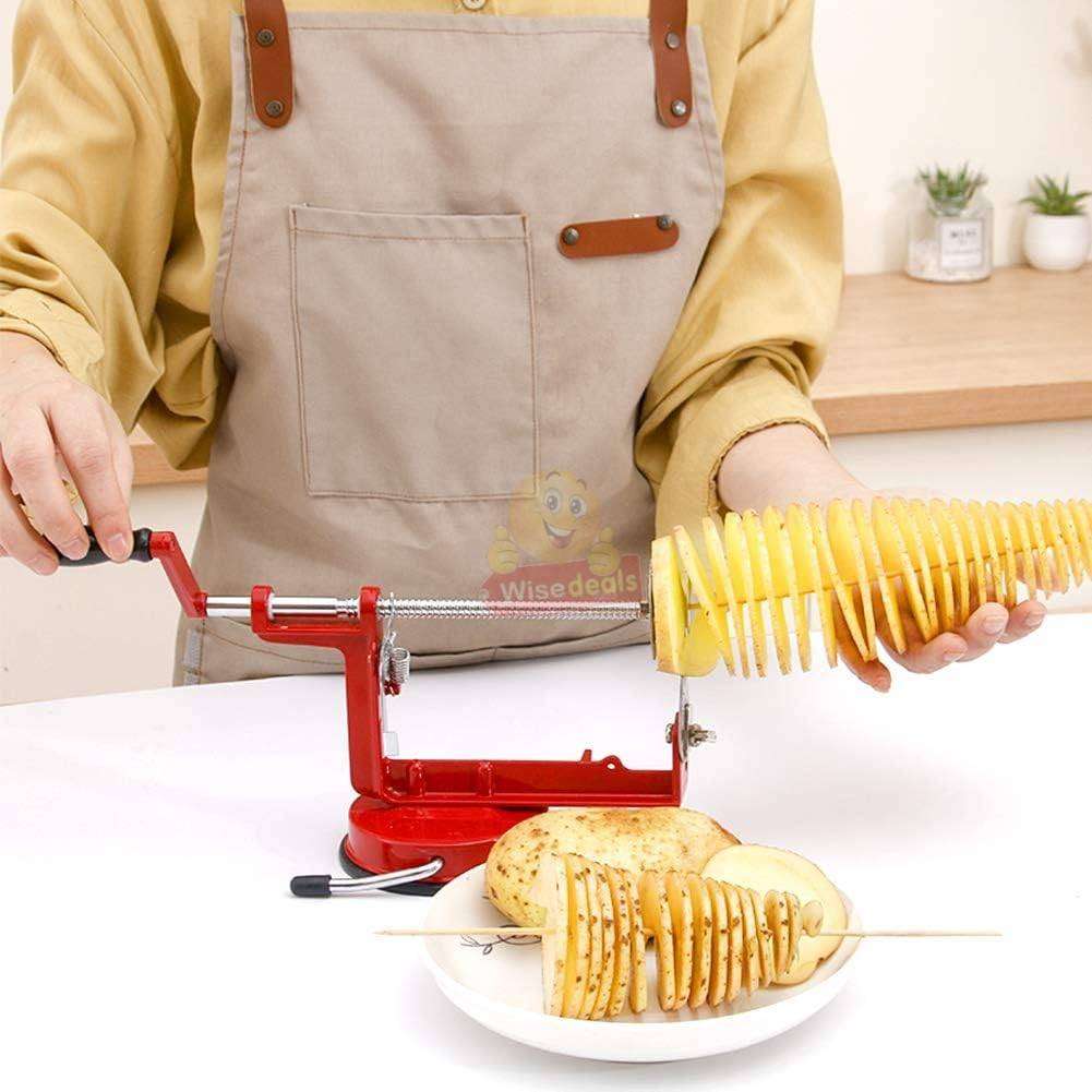 Aluminium Spiral Potato Slicer Suction Stand