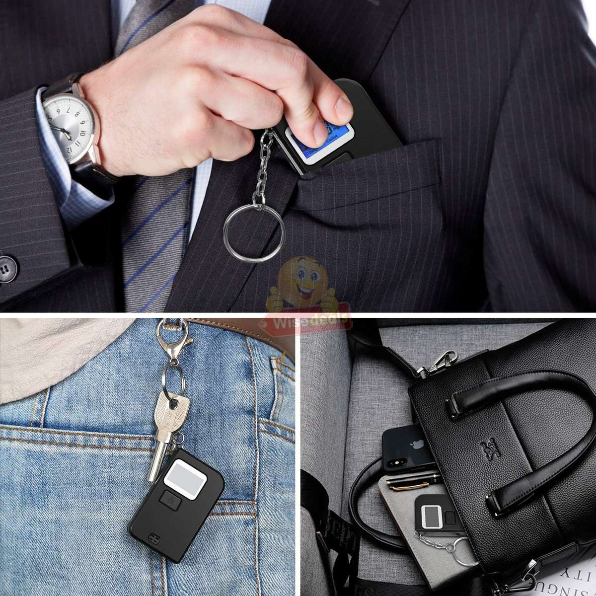 Portable Professional Breath Alcohol Detector with Digital LCD Display