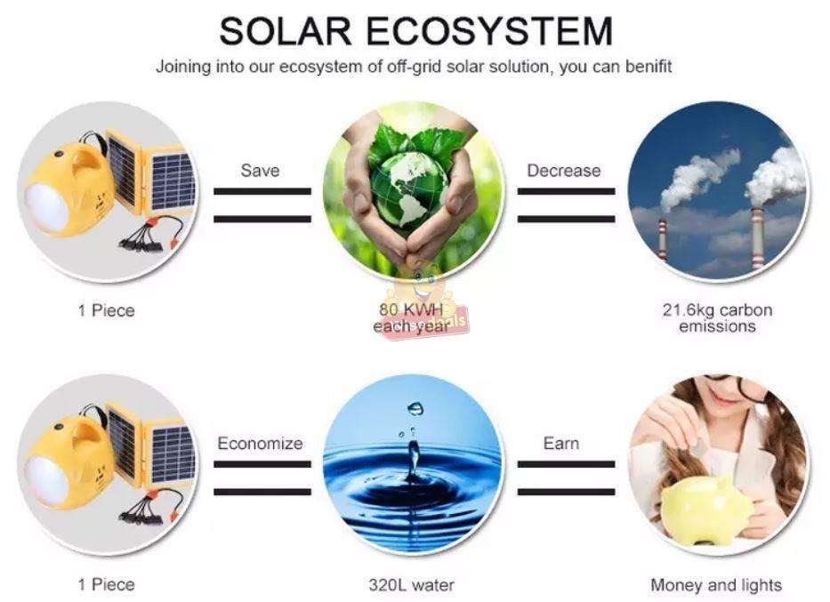 Solar Home Light and Charging System