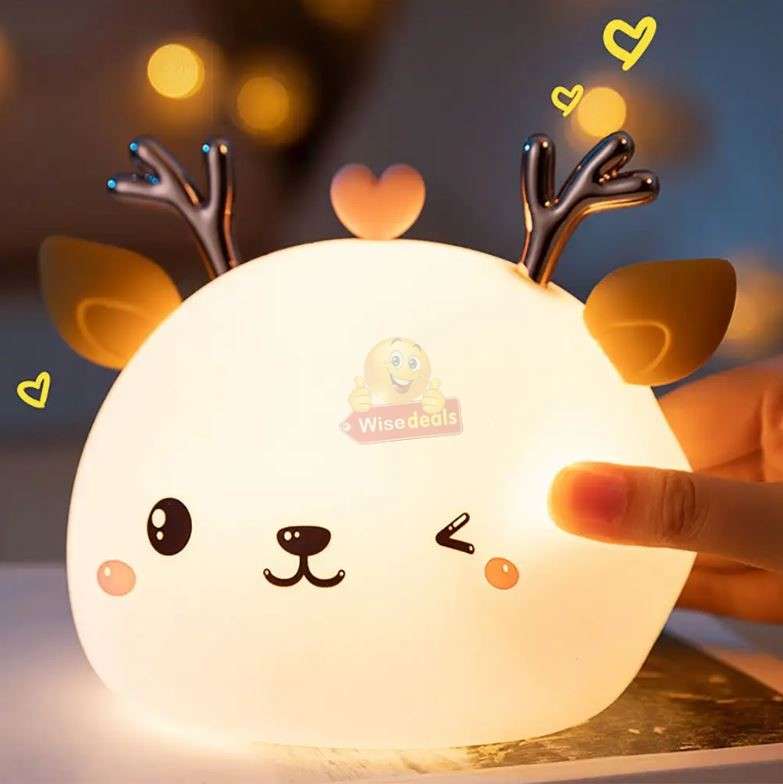 Silicone Soft Touch Bunny Night light Lamp