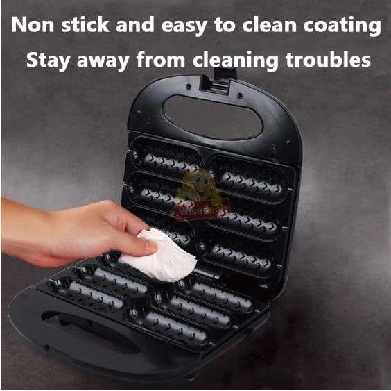 RAF Waffle Corn Hot Dog Maker 750watt