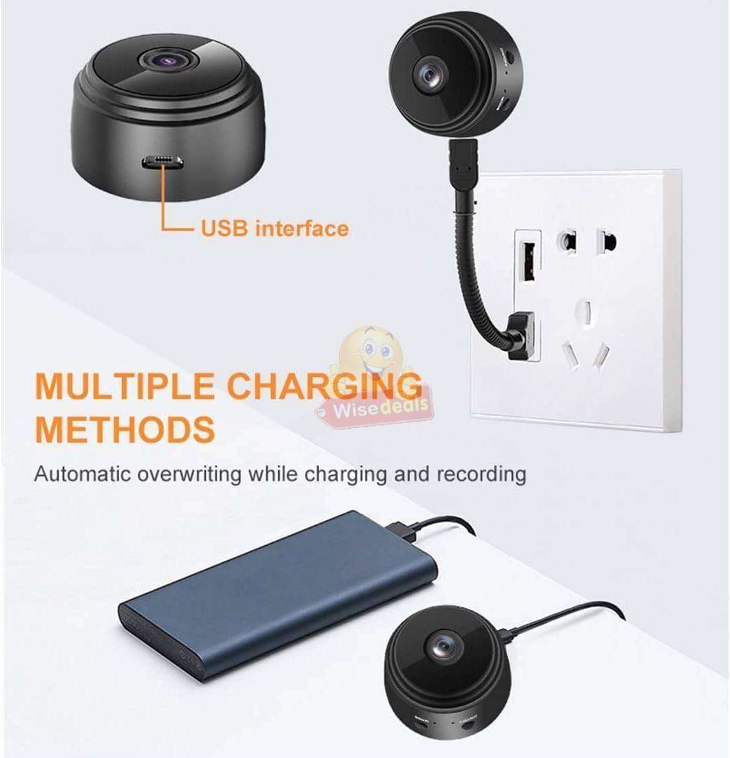 Mini HD Magnetic WIFI Indoor IP Web Monitor Camera