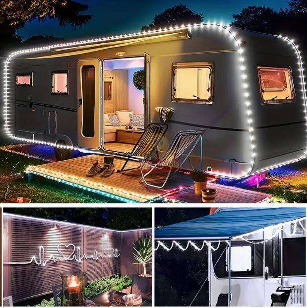 10m LED Solar String Tube Lights