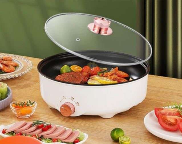 30cm Adjustable Temperature Control Frying Pan