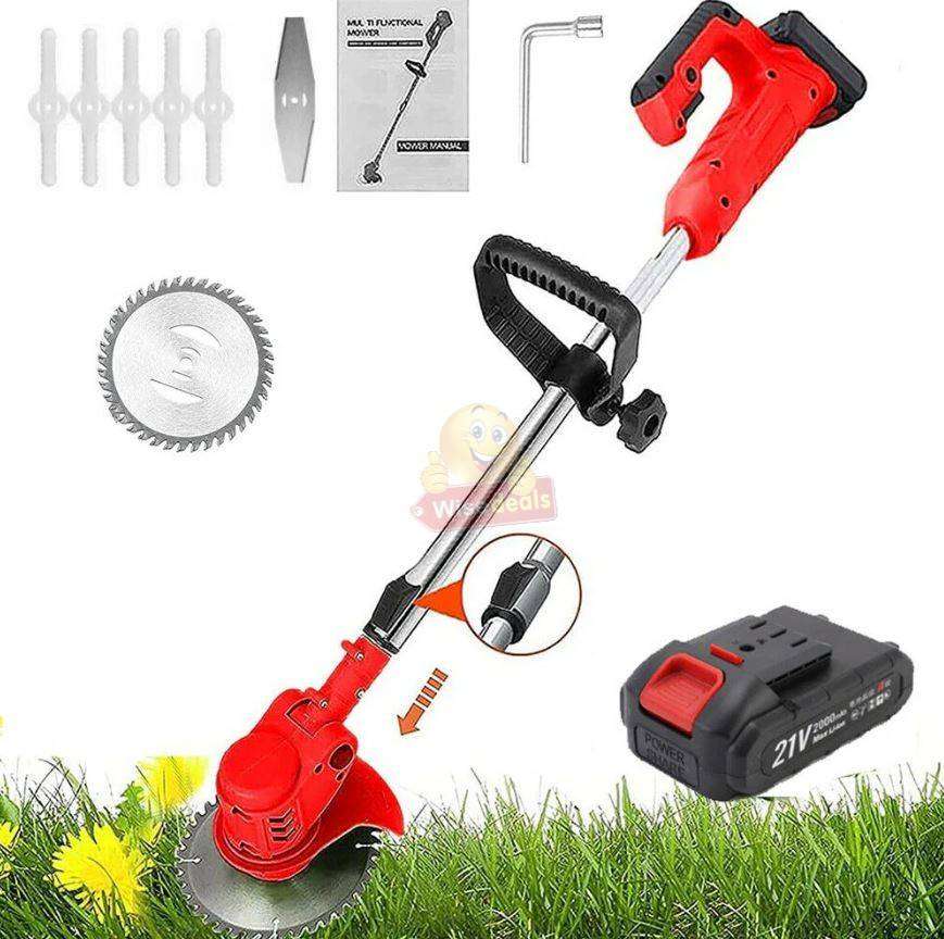 Rechargeable Wireless 3-in-1 Grass Cutter with Lithium Battery