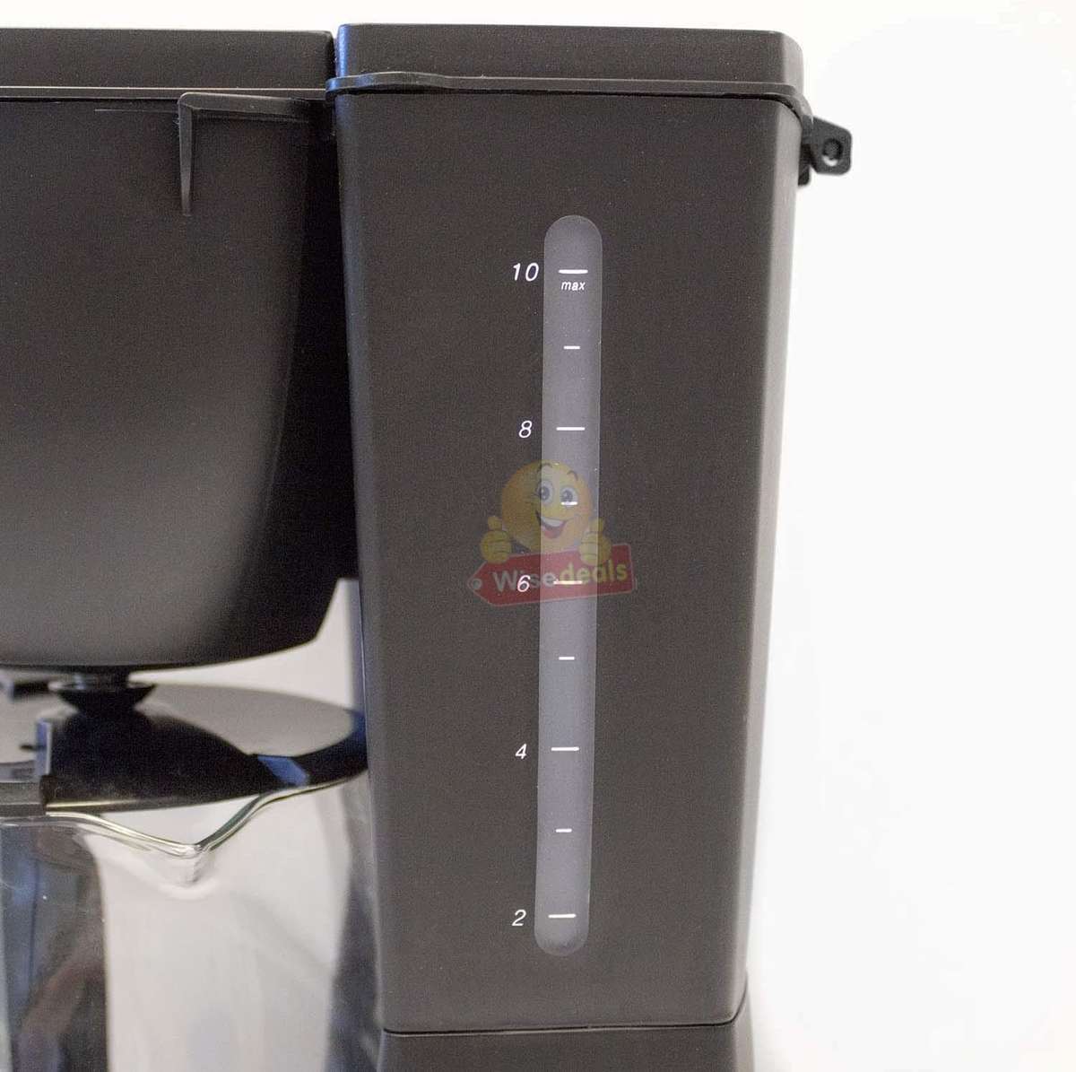 10 Cup Electric Drip Coffee Maker with Water Level Indicator and Auto Shut Off - START R1 ONLY